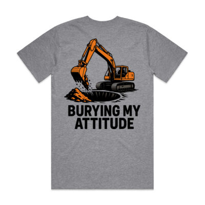 Burying my attitude MEN CLASSIC TEE [BACK IMAGE] Thumbnail