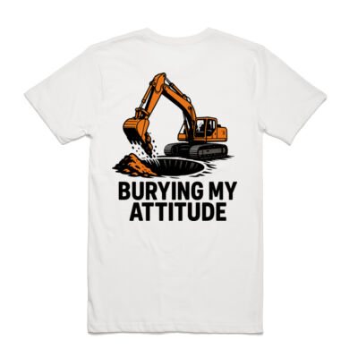 Burying my attitude MEN STAPLE TEE [BACK IMAGE] Thumbnail