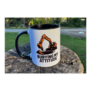 Burying my attitude coffee mug Thumbnail