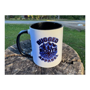 Rugged roots apparel blue lined coffee mug  Thumbnail